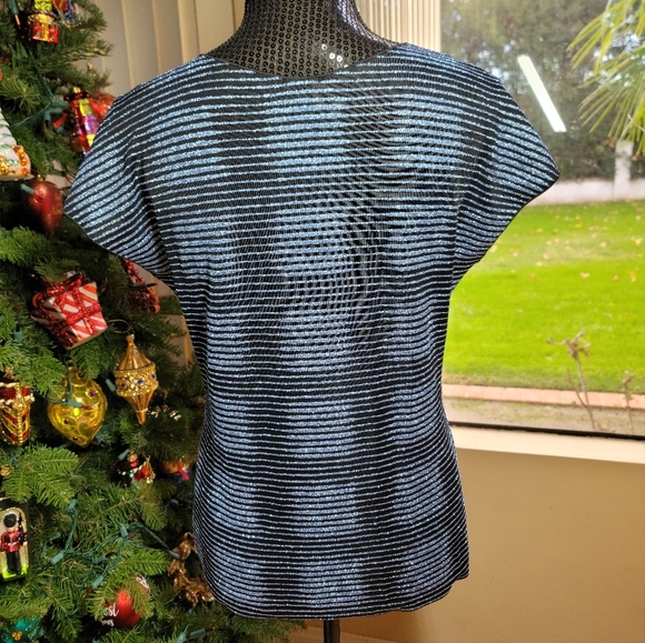 Armani blue glitter shirt - Picture 3 of 12